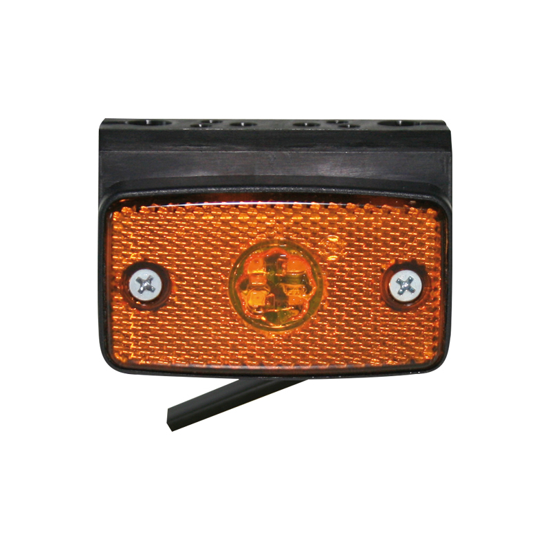 4x Luci Ingombro A Bottone Led 24V Arancione Per Camion Camper Luci Cortesia