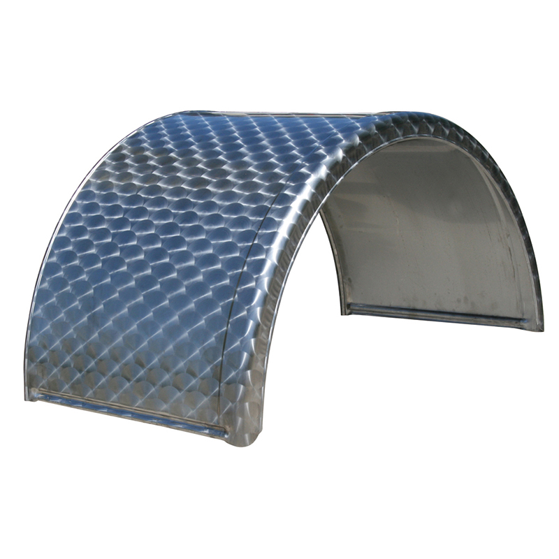 FLOWERED STAINLESS STEEL MUDGUARD